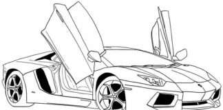 lamborghini coloring pages to print and print online