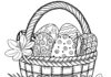 Veľkonočný košík na vajíčka