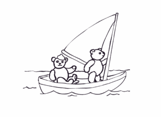 teddybären kurbeln das malbuch online