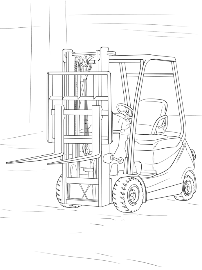 warehouse work coloring book online