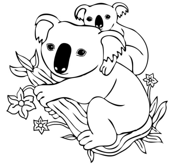 Teddybär-Familien-Malbuch zum Ausdrucken