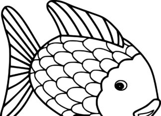 online omalovánky s přáními o rybách
