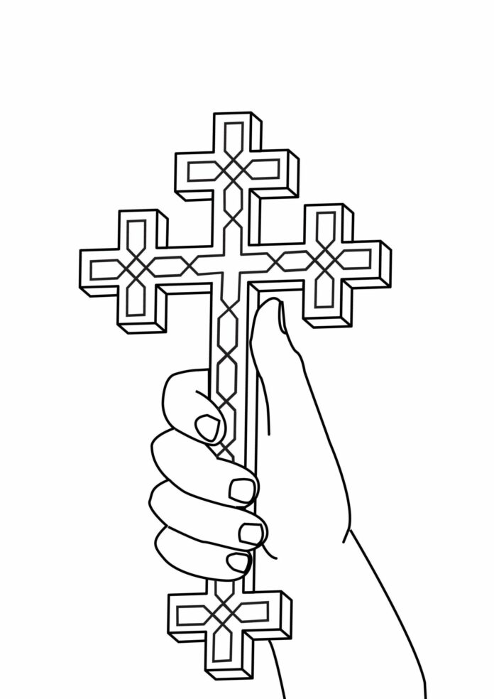 Omalovánky svatého kříže online