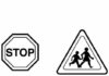 road signs coloring book online