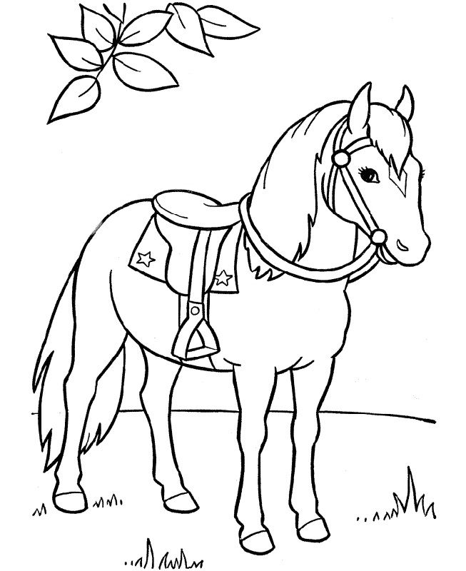 race horse printable picture