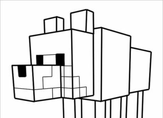 minecraft animals coloring book to print