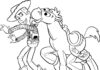 cowboy leksakshistoria färgläggning bok online