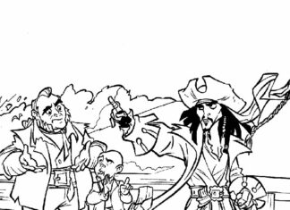 attack on a ship colouring book online