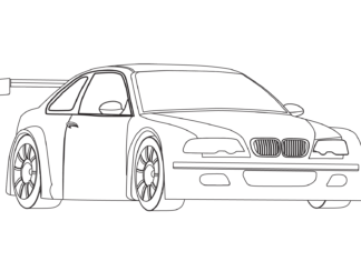 bmw racing coloring book online