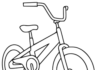 bmx bike omaľovánky online