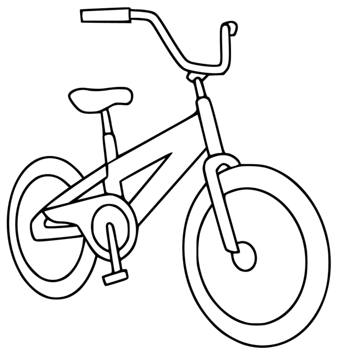 bmx bike omaľovánky online
