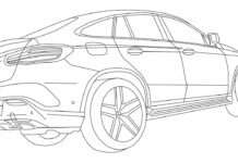 Libro para colorear Mercedes-Benz coupeGLE para imprimir en línea