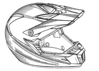 malebog motorcykel hjelm til motorcykel til udskrivning