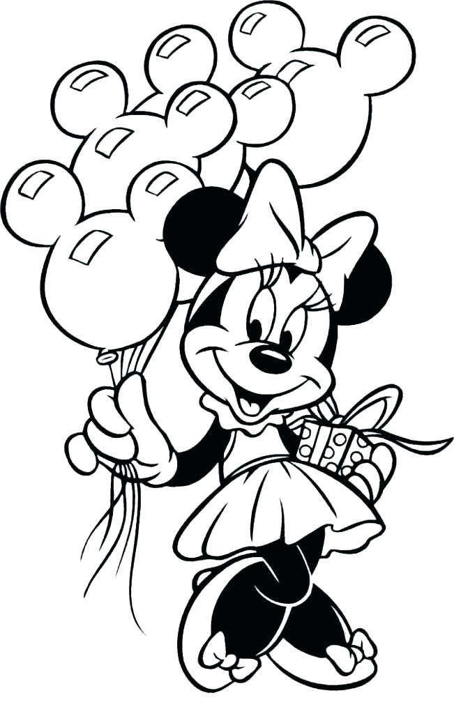 minnie mouse coloring book to print online