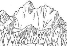 coloring book polish mountains tatra to print