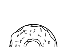 buntes Donut-Malbuch online