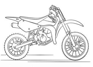 livre à colorier moto kros en ligne