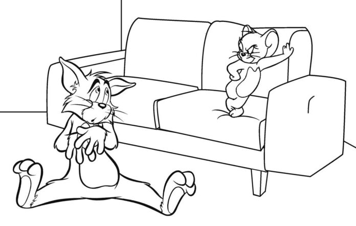 Tom a Jerry omalovánky online