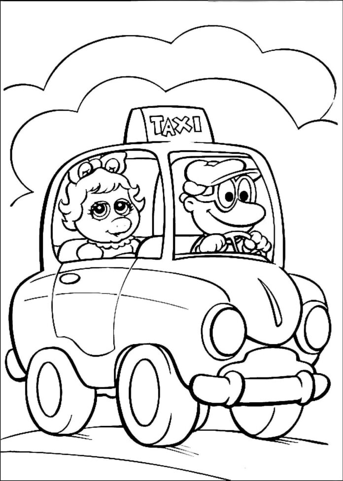 cab coloring book online
