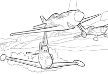 airplane racing coloring book online