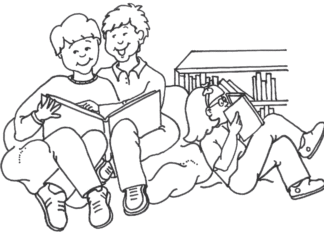family rest coloring book online