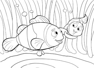 fish underwater coloring book online