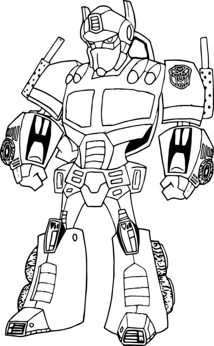 knight big robot coloring book online