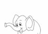 Veselé vymaľovánky slona online