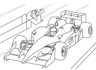 fast car race coloring book online