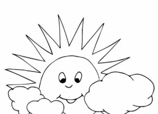 warm summer day coloring book online