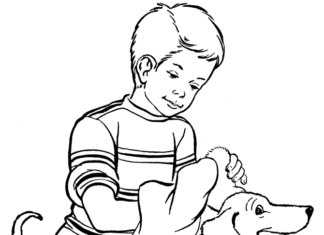 doggy bath coloring book online