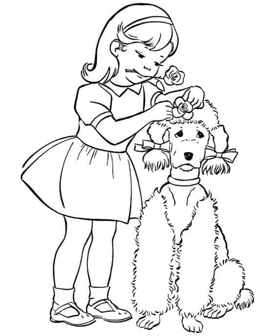 puppy dog coloring book online