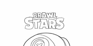 Libro da colorare online Felpa con cappuccio Brawl Stars