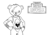 Livro online de coloração de ursos Fortnite