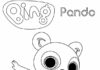 Online malebog Panda Pando Pando fra Bing