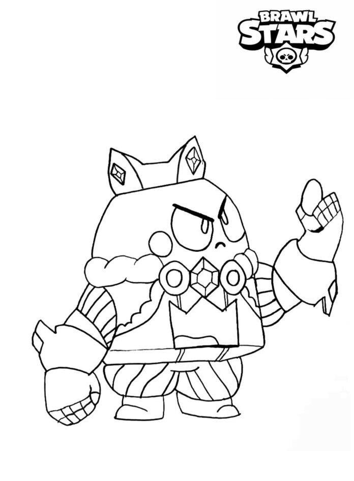 Online coloring book Character from Brawl Stars