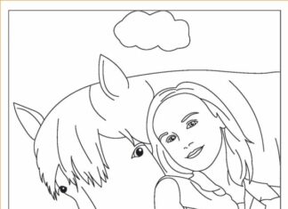 Tina online coloring book for girls