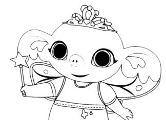 Online Coloring Book Fairy Sula from Bing