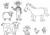 Livre de coloriage en ligne Animaux de la ferme