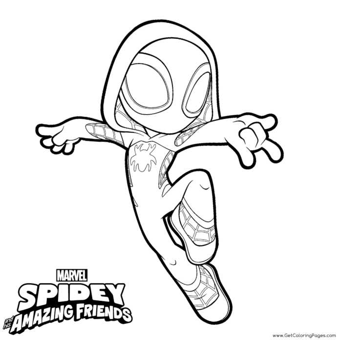Spidey and amazing friends online coloring book