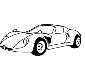 Online coloring book Alfa Romeo 33 Stradale 1968