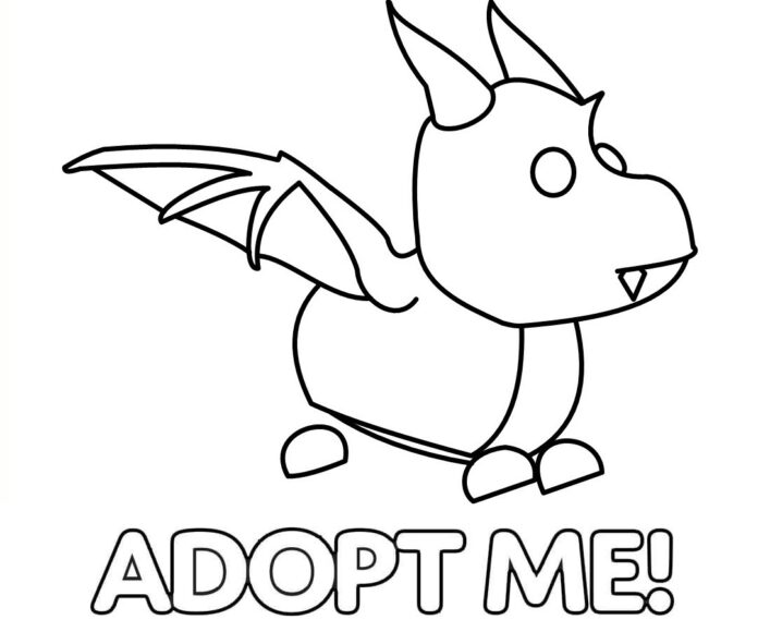 Atopt Me - Adopt Me coloring book to print and online