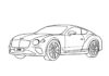 Online omaľovánka Bentley Continental Speed