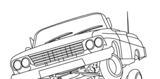 Livre de coloriage en ligne Cadillac voiture