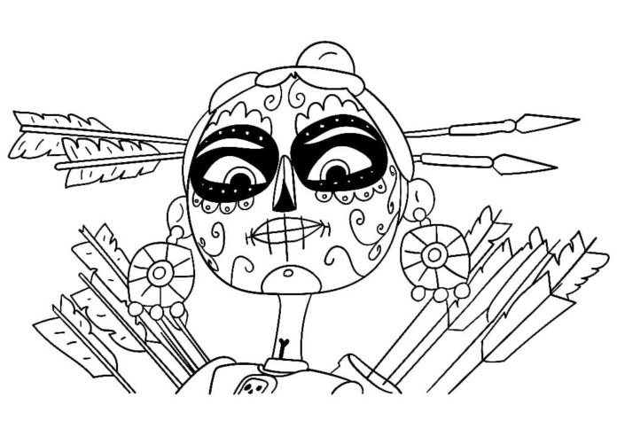Online coloring book of Chimi from the fairy tale