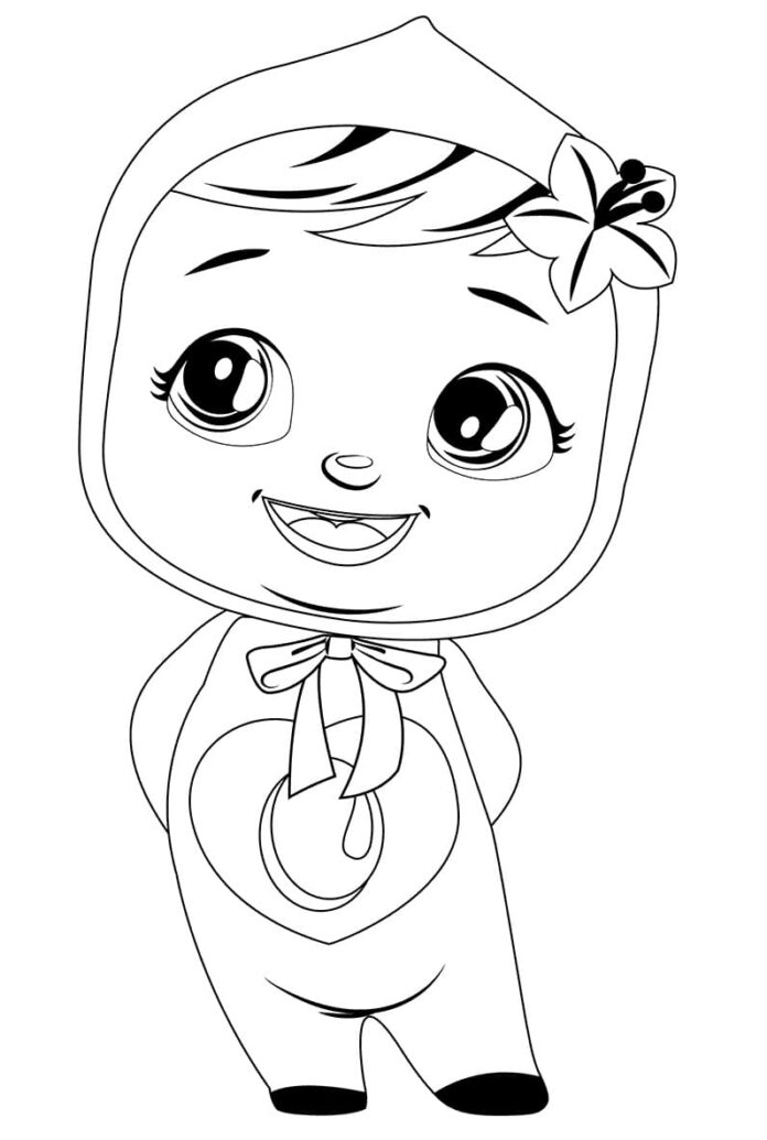 Online coloring book Cry Babie - Crying dolls
