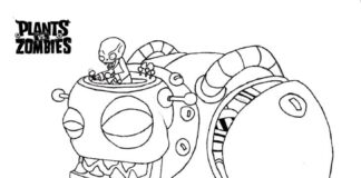 Dr. Zomboss online coloring book