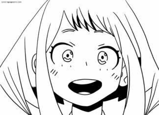 Livre de coloriage en ligne Manga Girl