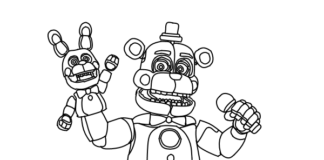 FNAF online omalovánky pro kluky