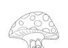 Online omalovánky Muchomůrka houbová